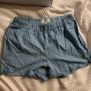 Madewell shorts size M linen material with pockets